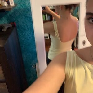 Women's Yellow Tank Top